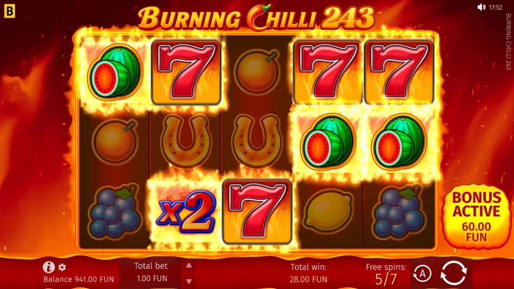 Burning Chilli 243 - Free Spins
